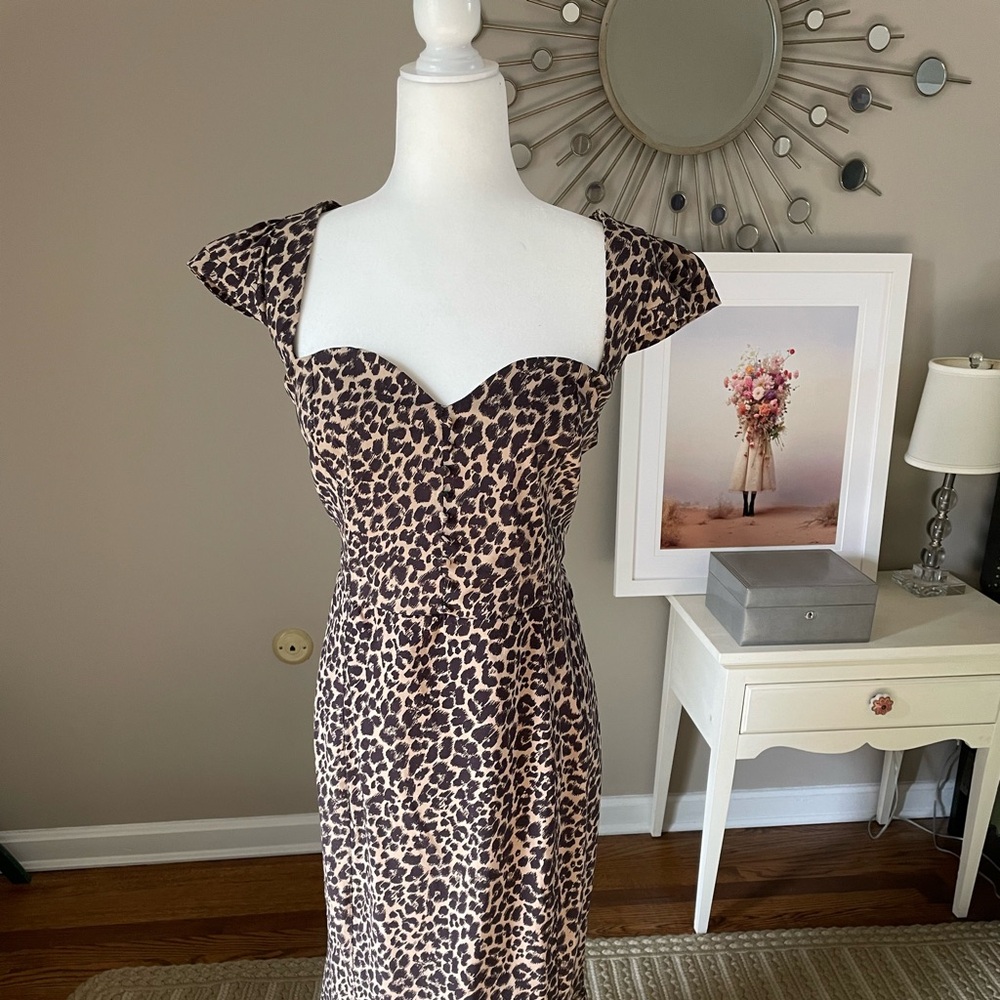 Animal print dress